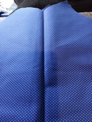 Blue Polka Dot Fabric Material – 25% Off Bundle of 5+