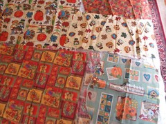4851. 2 lbs. 4 oz. ASSORTED FALL/AUTUMN Cotton & Cotton Blend QUILTING FABRICS