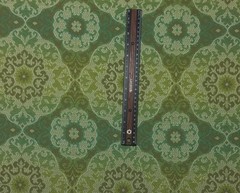 OUTDURA GYPSY SEA MOSS GREEN OUTDOOR INDOOR FLORAL MEDALLION FABRIC 2.1 YARDS