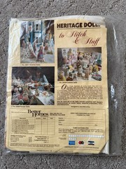 Vintage Better Homes & Gardens Cut And Sew Fabric Panel Kit Pioneer Dolls