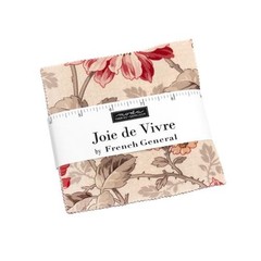 5″ Charm Pack – Joie de Vivre French General Moda Cotton Fabric Precuts M520.61