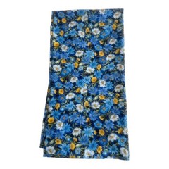 Moda Fabric 2.4 Yds SUMMER BREEZE Blue 45 Wide 100% Cotton Unwashed New