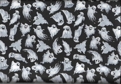 100% cotton Halloween Fabric “Eerie Ghosts” by MDG Fabrics