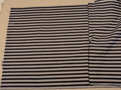 Vintage gray & black striped shirting fabric 4 yards & 5/8 x 43″ wide