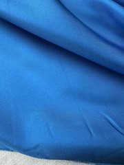 Cerulean Blue 100% Silk Twill Fabric 12mm weight
