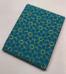 Turquoise Blue Gold Voile Lace| Gold Floral Lace Embroidery| Sold by 5 Yards.