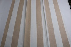 Ralph Lauren Fabric Remnant 25″x26″ “Emeline Stripe” Color: Bisque Portugal