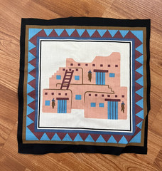 New Quilt Squares Pre-cut 12″X12″ Southwestern Theme Unwashed Quantity 6 Lot