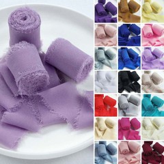 1.5 in x 6 yards CHIFFON RIBBON ROLLS Wedding Party Events Gifts Crafts Supplies