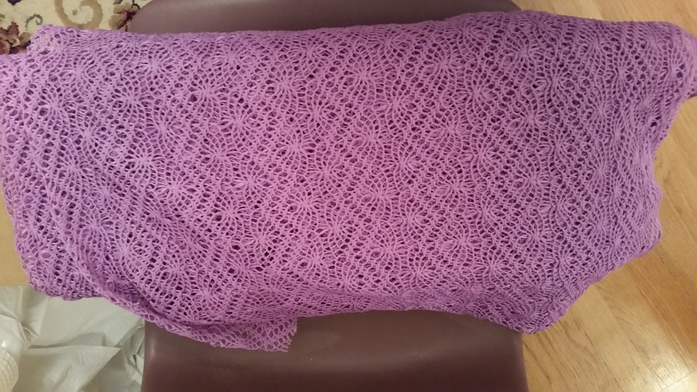 Spring creative products lavender crocetta 100% polyester 2.5 yards 50″ wide!
