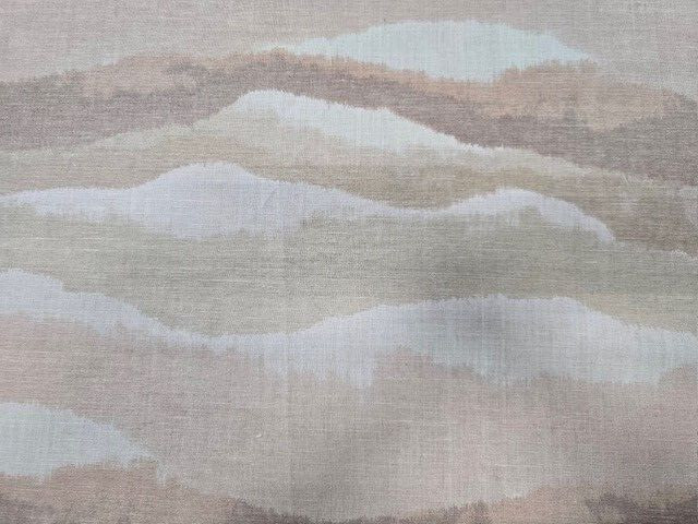 Schumacher – Chandler Warp Print / Color Sienna – 1.5 yards