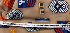 Robert Kaufman “PATRIOTS” Military Themed Sewing Material (115″ × 44″)