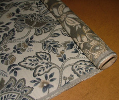iLiv Woven Jacquard Fabric 1.3 Metres Clara Royal FR Cushion Curtain Upholstery