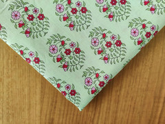 Hand Block Print Fabric by the Yard – PRECUT 5 Yards 42 Inch Width – 100% Cotton