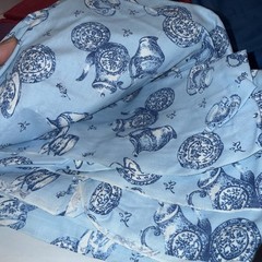 11 Piece Fabric Lot Mixed Sizes And Prints Dragon Design Flowers Fine China Wow!