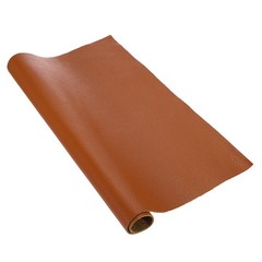 Genuine Leather Sheet, 11.8″x11.8″ Natural Distressed Leather Pieces, Orange