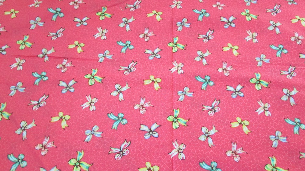 Vtg VICTORIA’S TREASURE CHEST By FreeSpirit Victorian Bows Fabric Brand New OOP