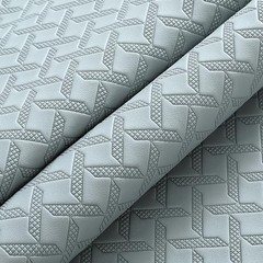 Marine Vinyl Fabric, Upholstery Faux Leather, 1.0mm 72″x61″Fode Light Grey
