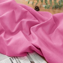 Linen Fabric by the Yard, 61 Inch Wide Pink Blend Cloth, 60% Linen 40%