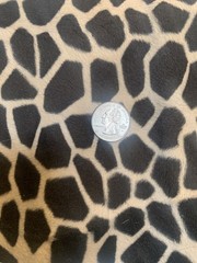 BTY – Brown Tan Giraffe Faux Fur FABRIC – 36 X 50”
