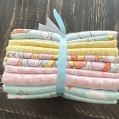 Loops & Threads Cotton Fabric Bundle Multicolor 5 Pieces 18x21in
