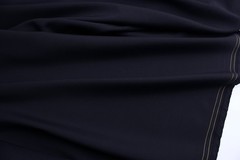 Ermenegildo Zegna Gabardine Wool Suiting Fabric – Midnight Blue – 1.45m Width