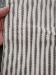 NEW! 5-1 Yd Cuts Farmhouse Cotton Quilting Fabrics Charcoal Gray/White