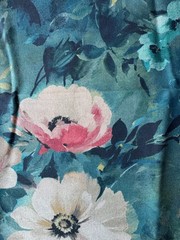 Clarke & Clarke Rugosa Midnight Designer Fabric Remnant 24″x34″