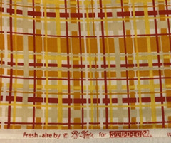 “Fresh Aire” Fabric By BJ Lantz For Studio E Floral & Plaid 2 Pc Fat Quarter Lot
