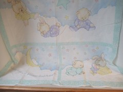 Daisy kingdom “PJ and Friends Quilt” Spring`s Baby Cotton Fabric Panel