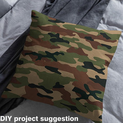 Camouflage Upholstery Fabric by the Yard, Camo Reupholstery Fabric