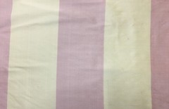 100% Silk fabric by Scalamandre, 54 inches wide, 2 color stripe