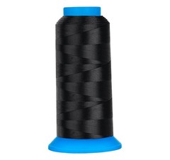 StiVerse 1640 Yards Black Thread for Sewing, #69 T70 Upholstery Heavy