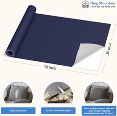 Canvas Repair Patch 16×30 Inch Self-Adhesive Waterproof Fabric Patch for Sofas,