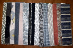Lot 14 pcs Large 13″x26″ UPHOLSTERY FABRIC SAMPLES Woven Mixed Colors & Patterns