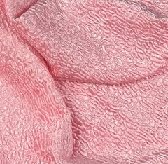 Pink Texture Velvet Fabruc 45” Width Sold By The Yard