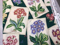 Waverly Pin Ups Country Weekend Collection Floral Fabric Material 1-1/4 Yards