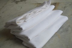 White Solid Plain 100%Cotton Fabric 5 Yard NO TARRIF CHARGES 100%✅ ZK_79
