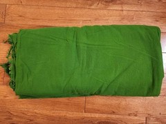 5 yds 100% Cotton Kelly Green Flannel – 1 Piece – HAS BEEN WASHED