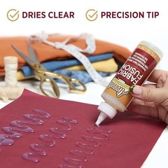 Aleene’s Fabric Fusion No Sew Glue 4 oz Permanent Washable Fabric Adhesive