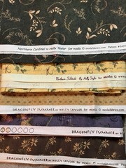 Bundle Holly Taylor cotton quilt fabric Moda Dragonfly Summer and more 4.5 yds