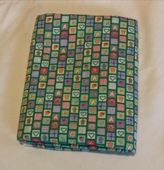 Fabric Traditions #2482 – Green Gardening Blocks – Cotton – 1996 – 1+11/12 Yds