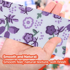 40 Pcs Jelly Roll Fabric Strips for Quilting Sewing-2.6 Inch Precut Cotton Flora