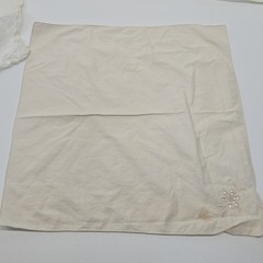 Vintage Linen Scrap Lot For Quilting & Crafting Florals Emroidery Lace Lot X 14
