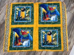 1 yd x 44″ Vintage Springs Panel Wings of Paradise #5976 for Pillow panel front
