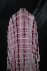 Tie-Dye Rayon Spandex Jersey Knit Fabric Beautiful Stretch knit Wine Combo 9 oz