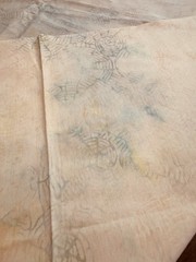 NEW Vintage Pastel Peach Pink Batik Cotton Fabric Quilt Sew Blender BTY 44″W