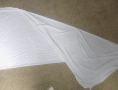 78×60″ White 4-Way Stretch Fabric Spandex Lt-Med Wt Swimsuit Dance Leggings++