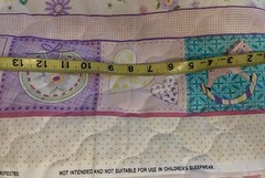 VIP Pastel Baby Theme Pre Quilted Panel Quilt or Wall Hanging Nursery
