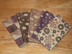 Fabric Palette 100% Cotton 1/4 yard 21″ Wide FAT QUARTER Bundle of 5 Prints